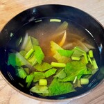 とおの屋 要 - 味噌汁