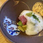 かもめ食堂 - 本マグロとアボカドの山かけ