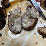 あさひ荘 - タコステーキの頭(味噌たっぷり)