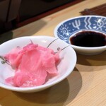 葵 - 紅生姜と醤油
