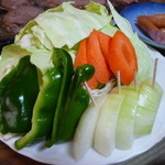ダ・ロープ亭 - お肉を頼んだら焼き野菜がサービスされます