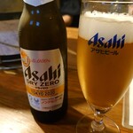 Shichirin Yakiniku Tanoshiira - ノンアルコールビールは“ドライ0”