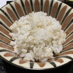 山ばな平八茶屋 - 麦めし