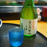 Sushi Den - 冷酒（貴仙寿 吉兆 純米吟醸） 