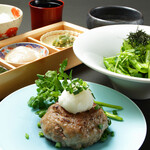 しゃぶしゃぶ 将泰庵 - 飲めるハンバーグ御膳 和風おろしポン酢（ランチメニュー）