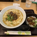 東条うどん酒処 - 東条カレーうどん
            ミニとんとろ丼