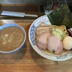 RAMEN W ～庄の×ど・みそ～ - 庄の　濃厚豚骨魚介つけ麺　全部乗せ