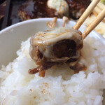 わ楽 - ハンバーグ  オンザライス  