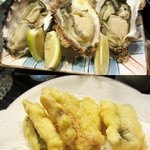 ずぼら - 2012/07生がき・穴子天