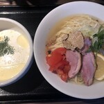 鴨出汁中華蕎麦 麺屋yoshiki - 鴨とトリュフのクリーミー冷やし和えつけそば