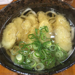 まる謙うどん - ごぼう天   四五〇円なり