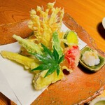 九つ井 - 季節の野菜天ぷら