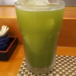 玄海鮨 - 冷たい緑茶をいただきました