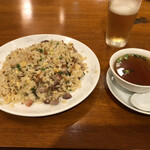 中国料理 三鶴 - 叉焼炒飯　スープ付き