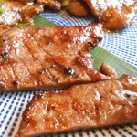 仙台牛たん けやき - 「牛たん２種盛り定食」の けやきたん