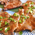 仙台牛たん けやき - 「牛たん２種盛り定食」の味噌たん