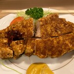 とんき - ロースかつ定食1600円