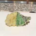 天麩羅 巽 - らせん階段のようなスティックブロッコリー・セニョール