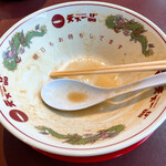 天下一品 - 【2021年06月】並（こってり）＠790円＋スープ大盛100円、合計890円、完食♪