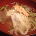 男鹿半島 - ランチのお吸い物