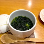 小判寿司 - あおさの茶碗蒸し