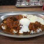 カレー専門店 富士乃屋 - 超ご褒美カツカレー ＋ 温玉＆チーズ
