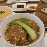 天厨菜館 新宿高島屋タイムズスクエア店 - 三陸産フカヒレつゆソバ＋あんかけご飯＆手作り小龍包セット