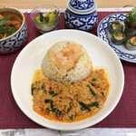 タイ料理バル クントゥアン - プーパッポンカリーセット