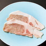 しゃぶしゃぶ 将泰庵 - 群馬県産もち豚（追加メニュー）