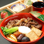 しゃぶしゃぶ 将泰庵 - すき焼き重の御膳（特選黒毛和牛）