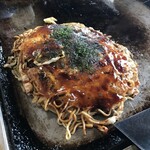 市川お好み焼き - 料理写真:そば肉玉（S)