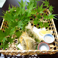 料亭 大宮 一の家 - ハーブ鮎と旬野菜の天ぷら