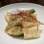 創作麺工房 鳴龍 - 「山芋ときゅうりのごまサラダ」400円