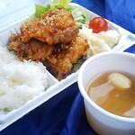 ガブッ!鶏 ゆきじ堂 - 唐揚お弁当もも3個 甘醤油648円 