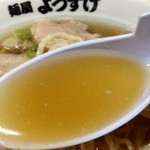 麺屋 ようすけ - チャーシューメン：スープ