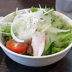 つかふき屋 - 定食のサラダ