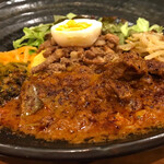 SPICY CURRY 魯珈 - 50倍ビーフ野菜カレー！！辛いっっ！！