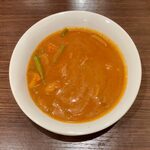 インド料理 カリカ インディアン レストラン&バー - Aセット（野菜カレー） ¥850 の野菜カレー