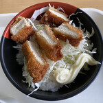 三重県桑名庁舎 食堂 - チキンカツ丼マヨトッピングしました。