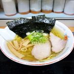 oshokujinomiseajitora - 塩ラーメン（もやし抜き、600円）