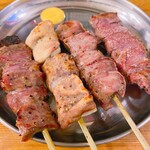 山喜多 - 右から
はつ、たん、がつ、牛とろ