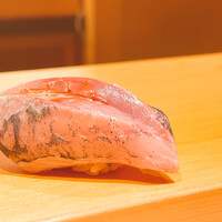 鮨 はしもと - ○島根県浜田のあじの握り