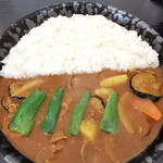 カレー屋　匠 - ランチ黒豚カレー中盛り野菜トッピング