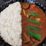 カレー屋　匠 - ランチ黒豚カレー中盛り野菜トッピング
