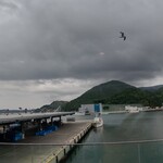 女川魚市場食堂 - 窓から見える景色