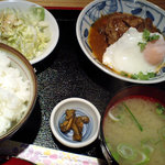 えちごや - ハンバーグ定食（値段失念）