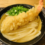 うどん 丸香 - ・海老天オンザかけうどん