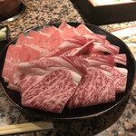 しゃぶ亭 - 豚肉と牛肉