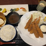 Wafuu Shunsai Morokoshiya - 海老フライ定食