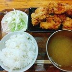 Karaage Koubou Daichan Karaage - からあげ定食（大）ご飯普通